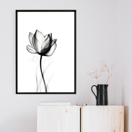Schitterende foto-Tulp-art afdrukken Poster