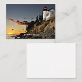 Schitterende foto van Bar Harbour, Maine Notitiekaartje (Voorkant / Achterkant)