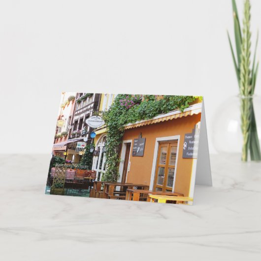 Schitterende foto van Meersburg, Duitsland Kaart (Voorkant)