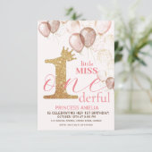 Schitterende Gouden Kroon Prinses Blush Eerste Ver Kaart (Staand voorkant)