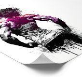 Schitterende gym-meisjes buigende spieren poster (Hoek)