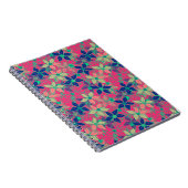 Schitterende heldere kleuren bloemen bloemen zomer notitieboek (Rechterzijde)