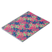 Schitterende heldere kleuren bloemen bloemen zomer notitieboek (Linkerzijde)