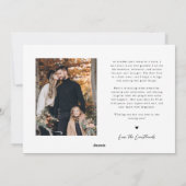 Schitterende heldere sterren Wit Multi Foto Vakant Feestdagenkaart (Achterkant)