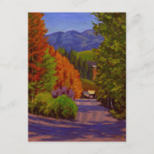 Schitterende herfst Crested Butte Colorado ansicht