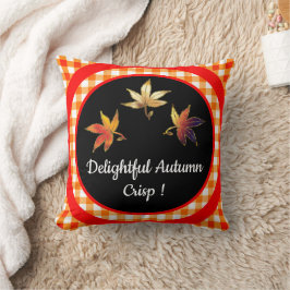 Schitterende herfst Crisp Whimsical Leaves Kussen