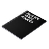 Schitterende ideeën die ik had terwijl ik wijn Dri Notitieboek (Linkerzijde)