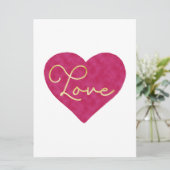 Schitterende kaart voor Valentijnsdag (Staand voorkant)