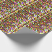 Schitterende kerstkleurige sparkly SParks Wrap Cadeaupapier (Hoek)