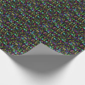 Schitterende kerstkleurrijke sparkly SParks Cadeaupapier (Hoek)