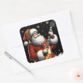 Schitterende kerstliedjes met de gitaar van de Ker Vierkante Sticker (Envelop)
