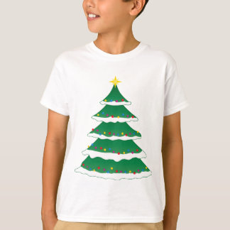 Schitterende kerstvakantiefamilie - boom t-shirt