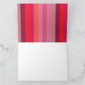 Schitterende kleuren 1 bedankkaart (Binnen)