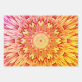 Schitterende kleurenkaleidoscoop inpakpapier vel (Voorkant 3)