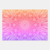 Schitterende kleurenkaleidoscoop inpakpapier vel (Voorkant 2)