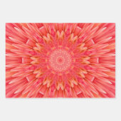 Schitterende kleurenkaleidoscoop inpakpapier vel (Voorkant)