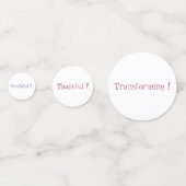 Schitterende kleurrijke libel tafel confetti (Achterkanten)