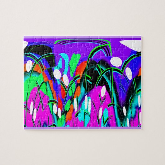 Schitterende kunst legpuzzel (Horizontaal)