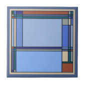 Schitterende kunstwerken en geometrische patronen  tegeltje (Voorkant)