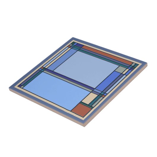 Schitterende kunstwerken en geometrische patronen  tegeltje (Zijkant)