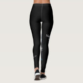 Schitterende kwal silhouet leggings (Achterkant)