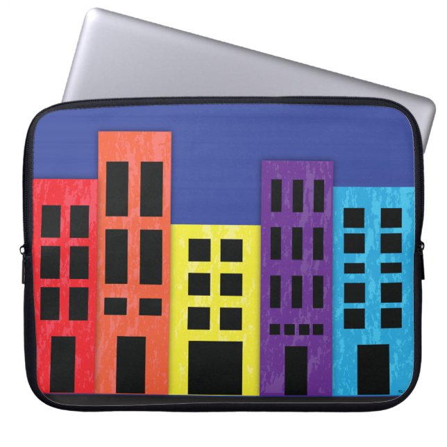 Schitterende laptophoes laptop sleeve (Voorkant)