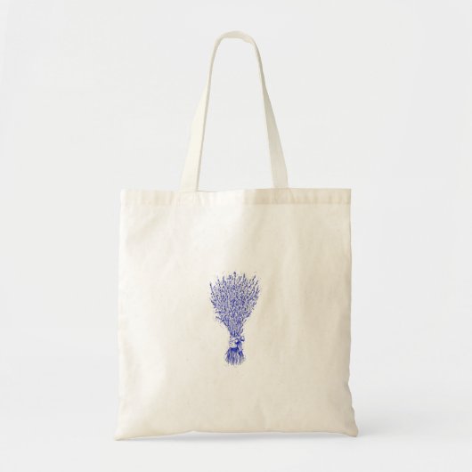 Schitterende lavenderventilator botanische tekenin tote bag (Voorkant)