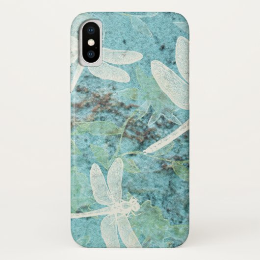 Schitterende libellen Cream Art Case-Mate iPhone Case (Achterkant)