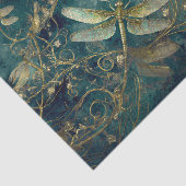 Schitterende Libellen, Elegante Dansen Tissuepapier (Detail)