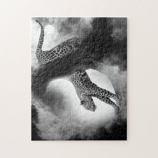 Schitterende luipaard. legpuzzel (Verticaal)