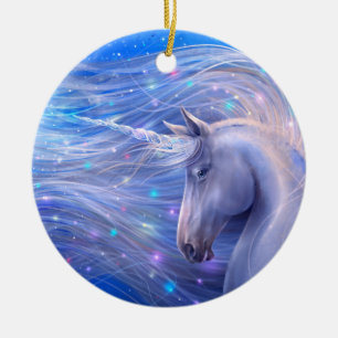 Schitterende Magische Eenhoorn Keramisch Ornament