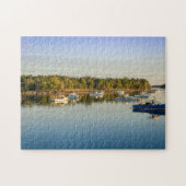 Schitterende Maine-kustzonsondergang Legpuzzel (Horizontaal)