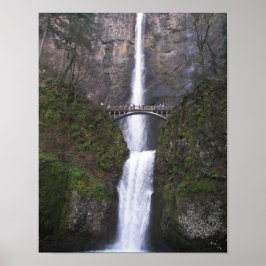 Schitterende Multnomah Falls Fotografisch Poster