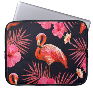 Schitterende naadloze florale zomerpatroon backgro laptop sleeve
