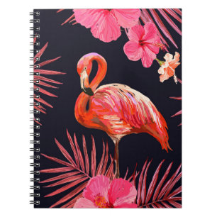 Schitterende naadloze florale zomerpatroon backgro notitieboek