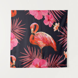 Schitterende naadloze florale zomerpatroon backgro wandkleed