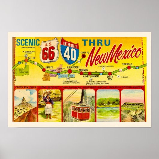 Schitterende New Mexico Print (Voorkant)