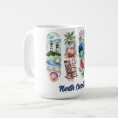 Schitterende North Carolina Koffiemok (Voorkant links)