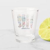 Schitterende North Carolina Shot Glas (Achterkant)