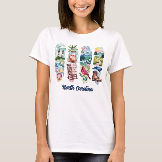 Schitterende North Carolina T-shirt (Voorkant)