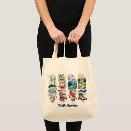 Schitterende North Carolina  Tote Bag (Voorkant (product))