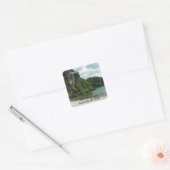 Schitterende Oceaan Adreswijziging Vierkante Sticker (Envelop)