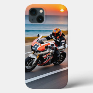 🏍️ Schitterende Oceaanweg Sportfietsrijder Case-Mate iPhone Case