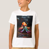 schitterende octopus t-shirt (Voorkant)