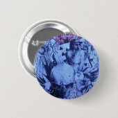 Schitterende online Skeezers artistiek patroon Ronde Button 5,7 Cm (Voorkant /achterkant)