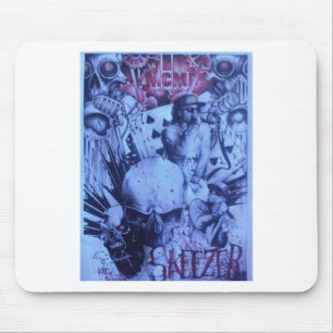 Schitterende online Skeezers artistieke logo Muismat