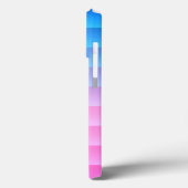 Schitterende paalkleurgradiënt draaien naar roze Case-Mate iPhone case (Achterkant / Links)