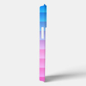 Schitterende paalkleurgradiënt draaien naar roze Case-Mate iPhone case (Achterkant / Rechts)