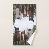 Schitterende paardenstaarten, dodendoekset bad handdoek (Handdoek)
