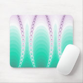 Schitterende Paarse groene gradiëntbreuk Muismat (Met muis)